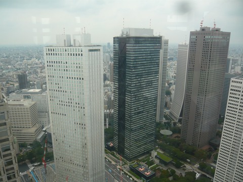 地上45階-東京都庁展望室からの眺め