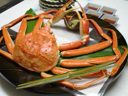 ずわい蟹の酢物