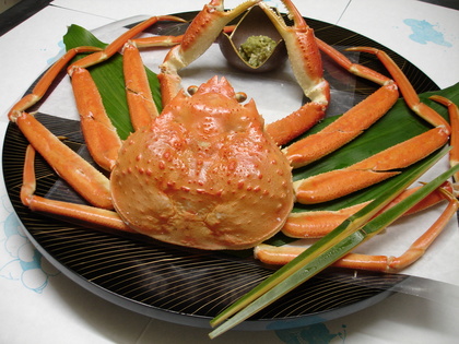 ずわい蟹の酢物