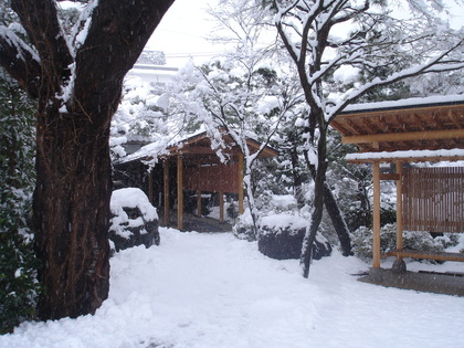 初積雪！！