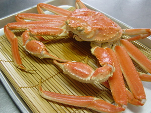 ずわい蟹の酢物