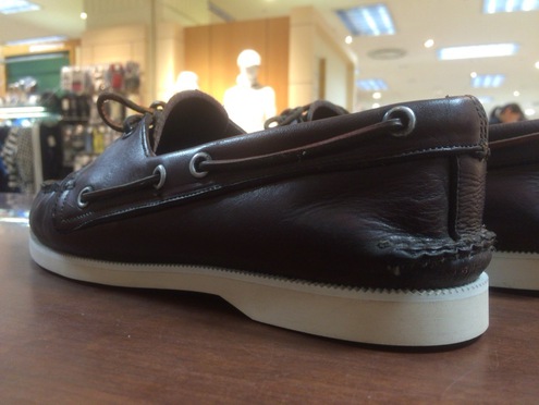 靴修理専門店「RESH.新潟店」( 新潟伊勢丹４階リペア工房):Sperry Top 