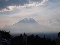 温泉と富士山